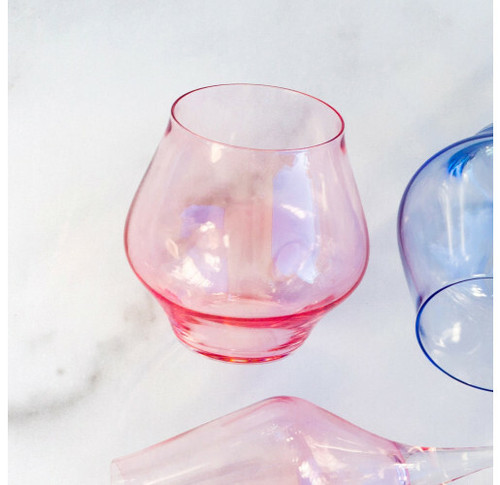 Vietri Contessa Pink Drinkware Vietri Contessa Pink Drinkware